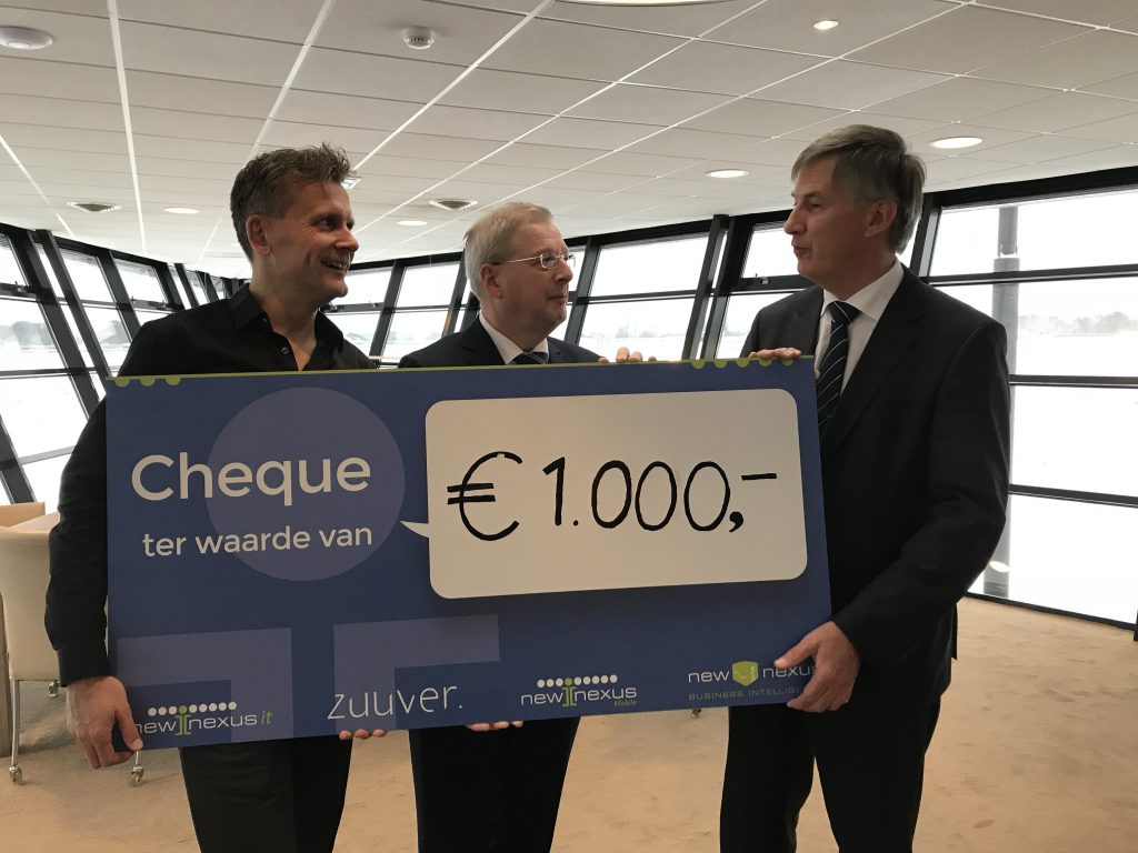 New Nexus doet met een donatie van €1000,- mee aan de inzamelingsactie 'Samen voor de voedselbank' van RTV Drenthe.