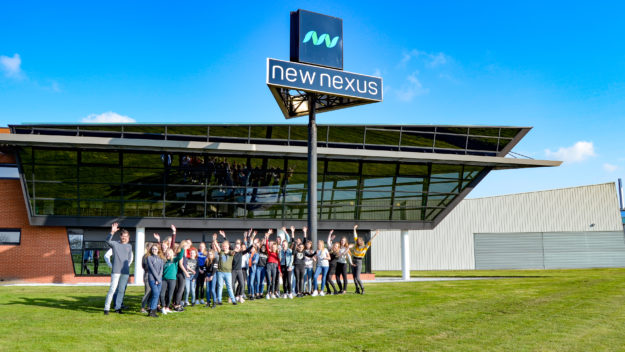 Girlsday teamfoto bij New Nexus