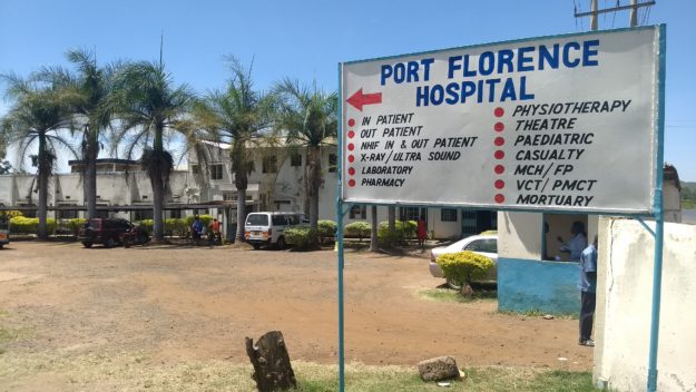Ingang Port Florence Hospital.