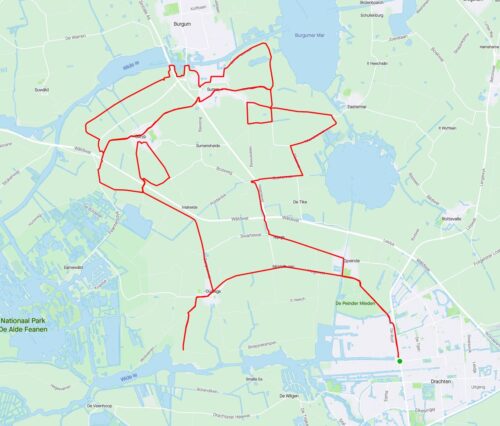 GPS-doodle gezicht