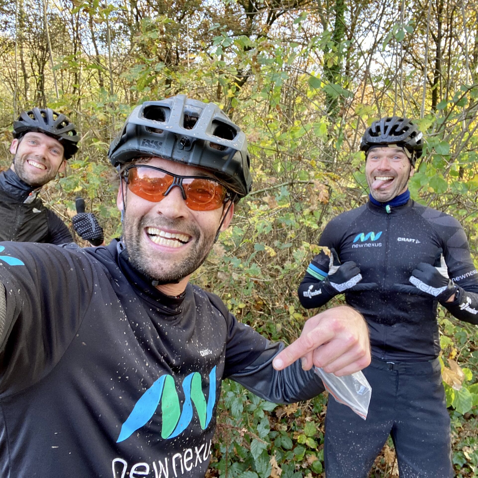 New Nexus collega's onder de modder na MTB route Tour du NNNovember