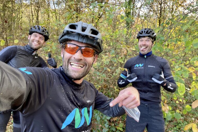 New Nexus collega's onder de modder na MTB route Tour du NNNovember