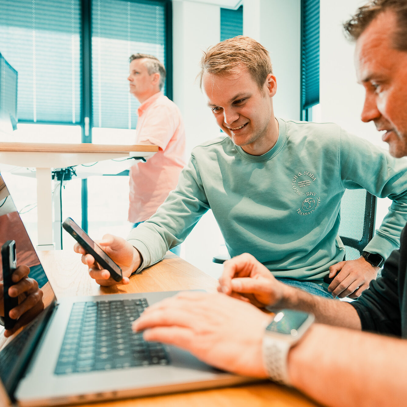 Wouter en Mark ontwikkelen een app bij New Nexus Software Solutions