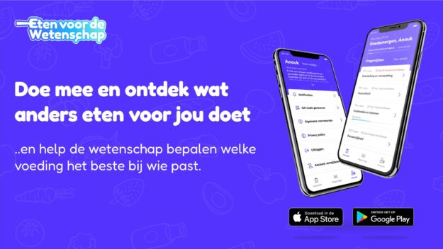 App voor Eten voor de wetenschap Download de app voor Eten voor de wetenschap