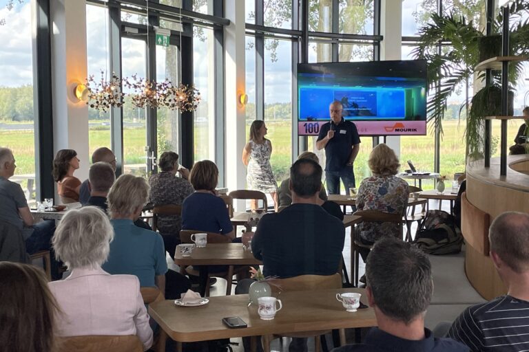 Jan Schut en Nicole van der Ouw verwelkomen deelnemers 100 months to change