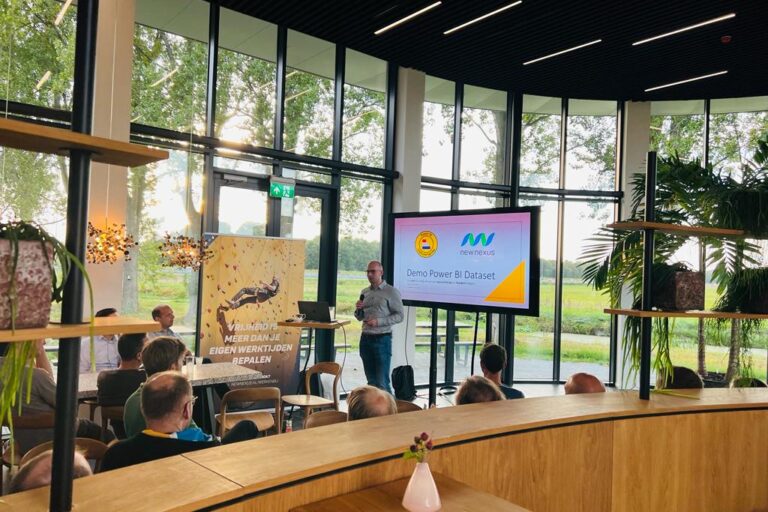 Sebastiaan van den Brink presenteert aan Power BI Gebruikersgroep bij New Nexus