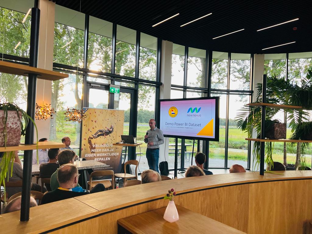 Sebastiaan van den Brink presenteert aan Power BI Gebruikersgroep bij New Nexus