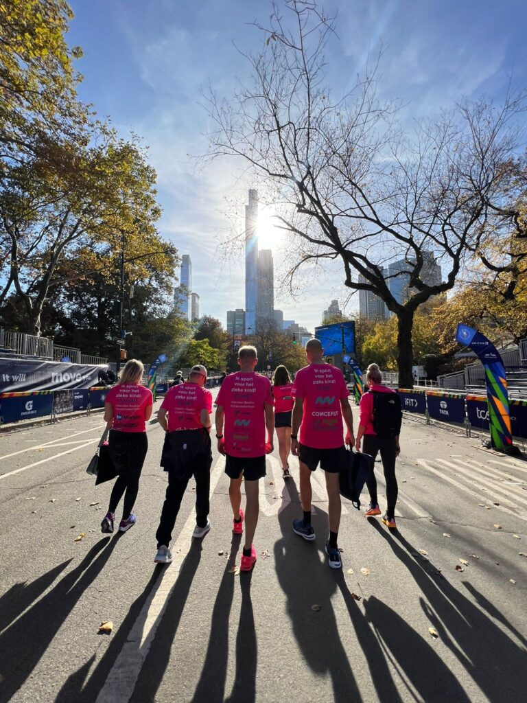 Mark en Martijn lopen de New York Marathon