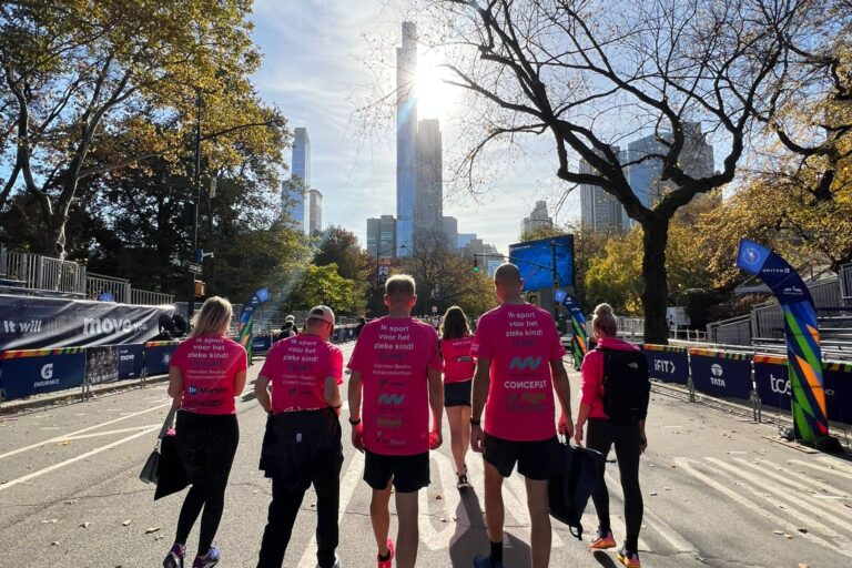Mark en Martijn lopen de New York Marathon