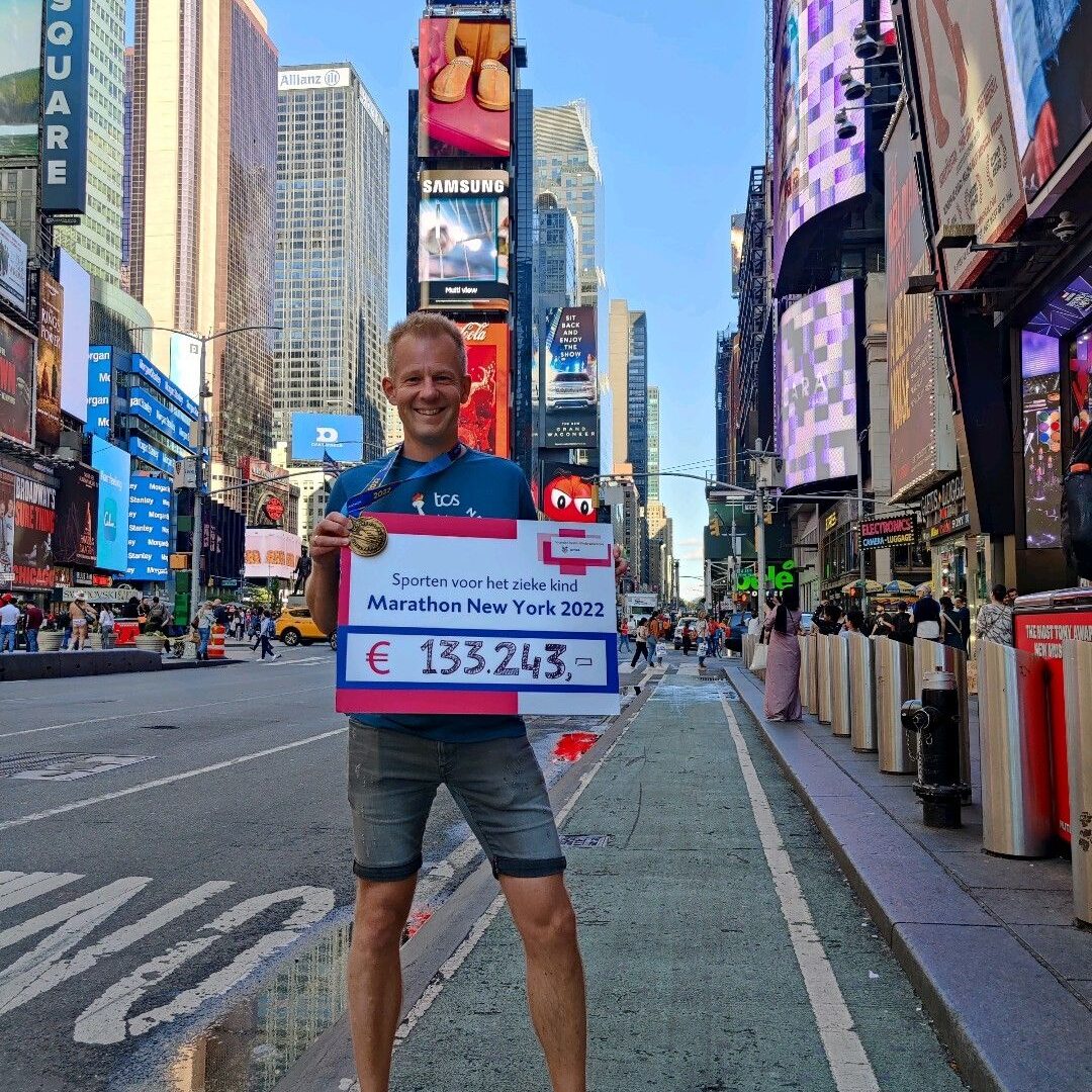 Mark en Martijn lopen de New York Marathon