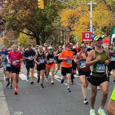Mark en Martijn lopen de New York Marathon