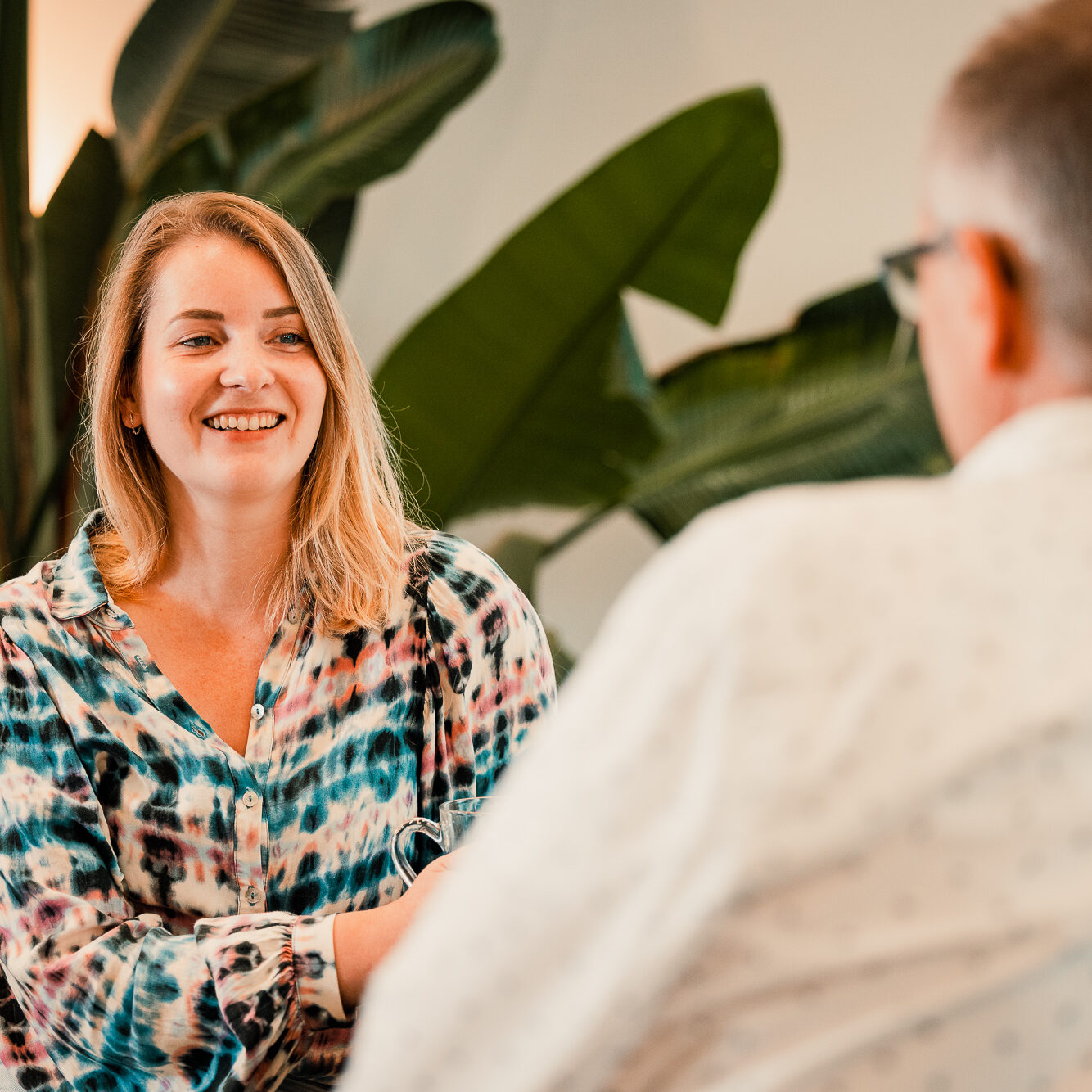 Brenda en Gert in gesprek