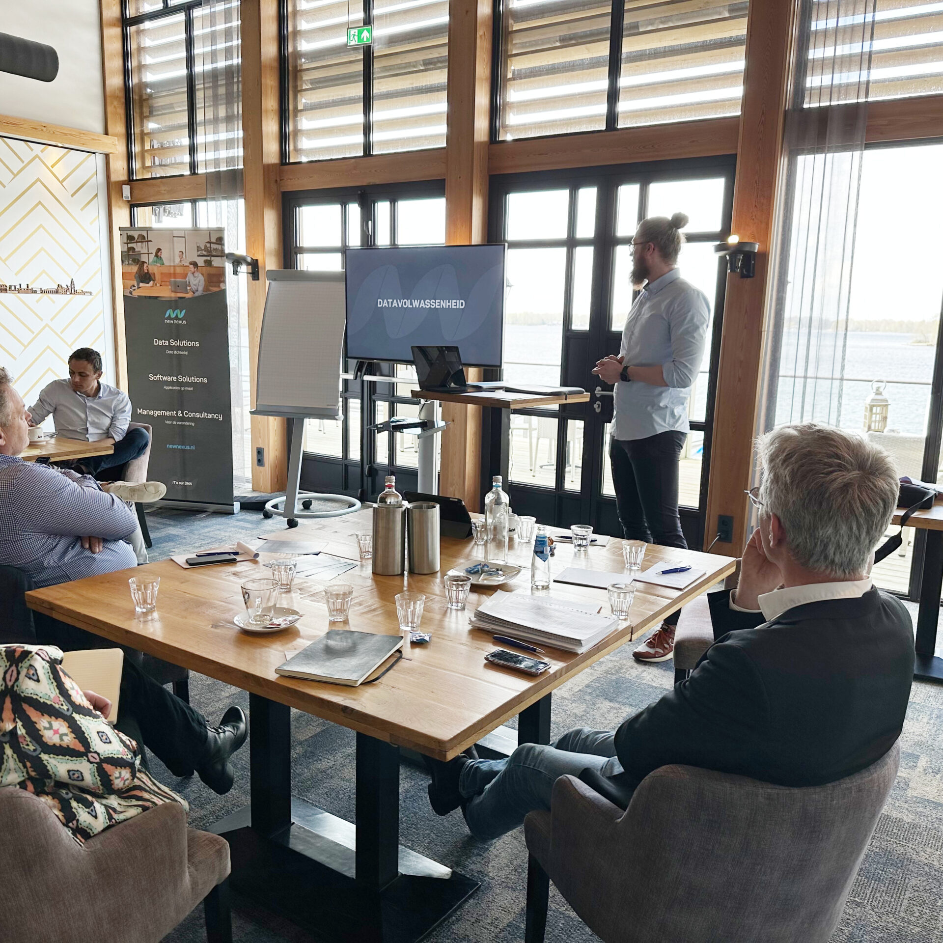 Allard van der Teems geeft masterclass Performance Control aan de leden van NPAL