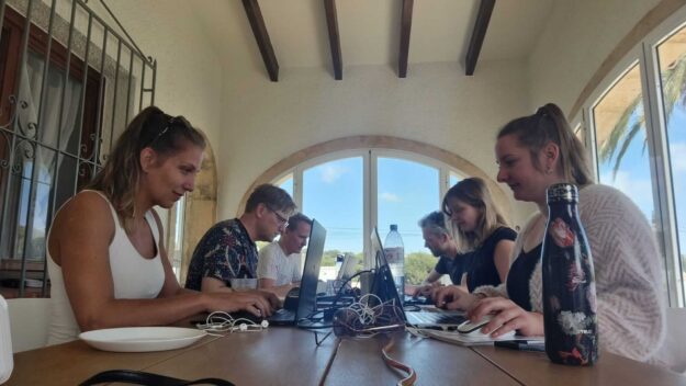 Team Data Solution van New Nexus op workation in Spanje