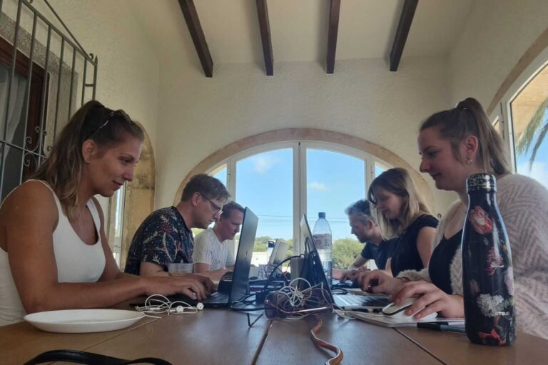 Team Data Solution van New Nexus op workation in Spanje