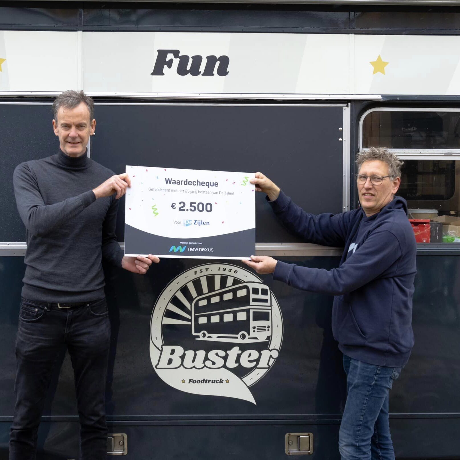 Buster foodtruck bij zorginstelling De Zijlen