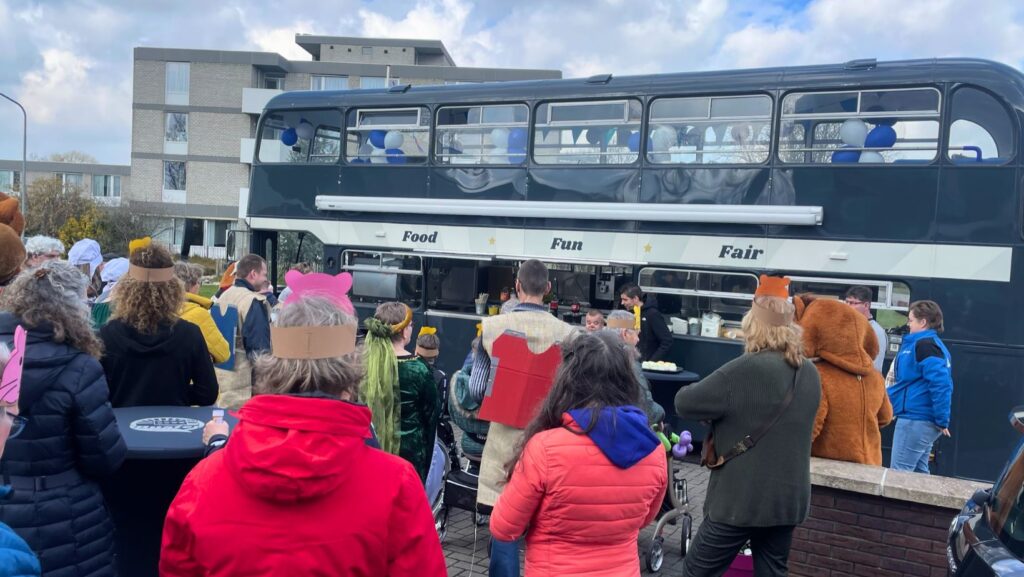 Buster foodtruck bij zorginstelling De Zijlen