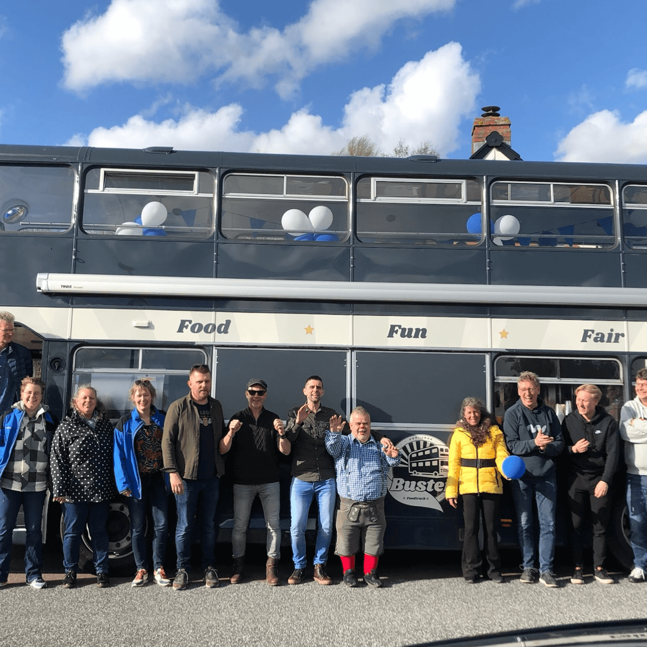 Buster foodtruck bij zorginstelling De Zijlen