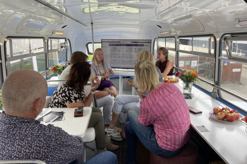 Demo dataplatform Martini Ziekenhuis bovenin Buster Foodtruck van New Nexus