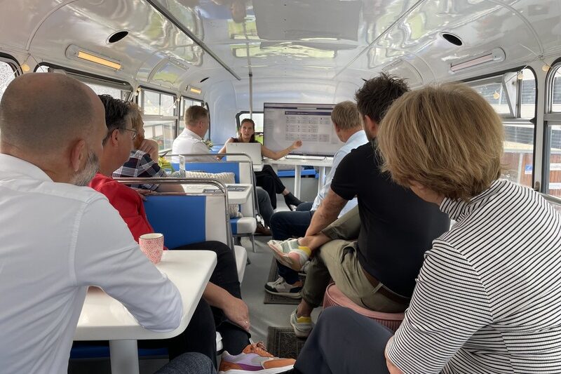 Demo ketenrapportage Martini Ziekenhuis in Buster Foodtruck