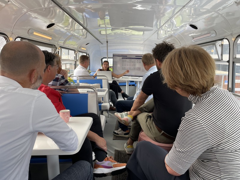 Demo ketenrapportage Martini Ziekenhuis in Buster Foodtruck
