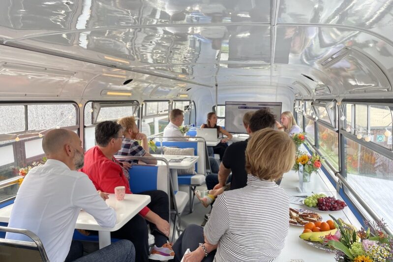 Demo dataplatform Martini Ziekenhuis bovenin Buster Foodtruck van New Nexus