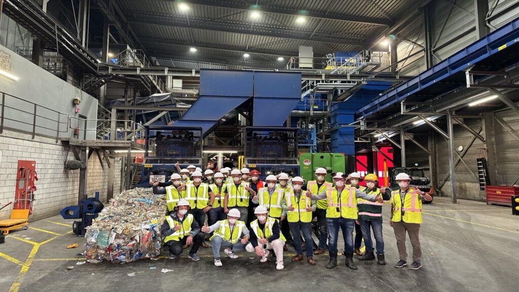 Bedrijfsbezoek NPAL-leden bij recyclebedrijf Ormin