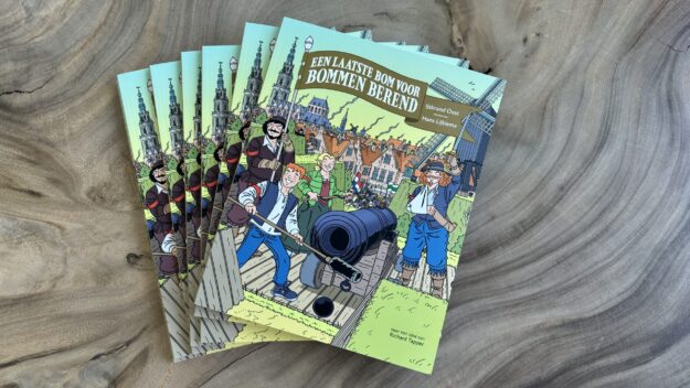 Strips bommen berend stapel strips Een laatste bom voor Bommen Berend