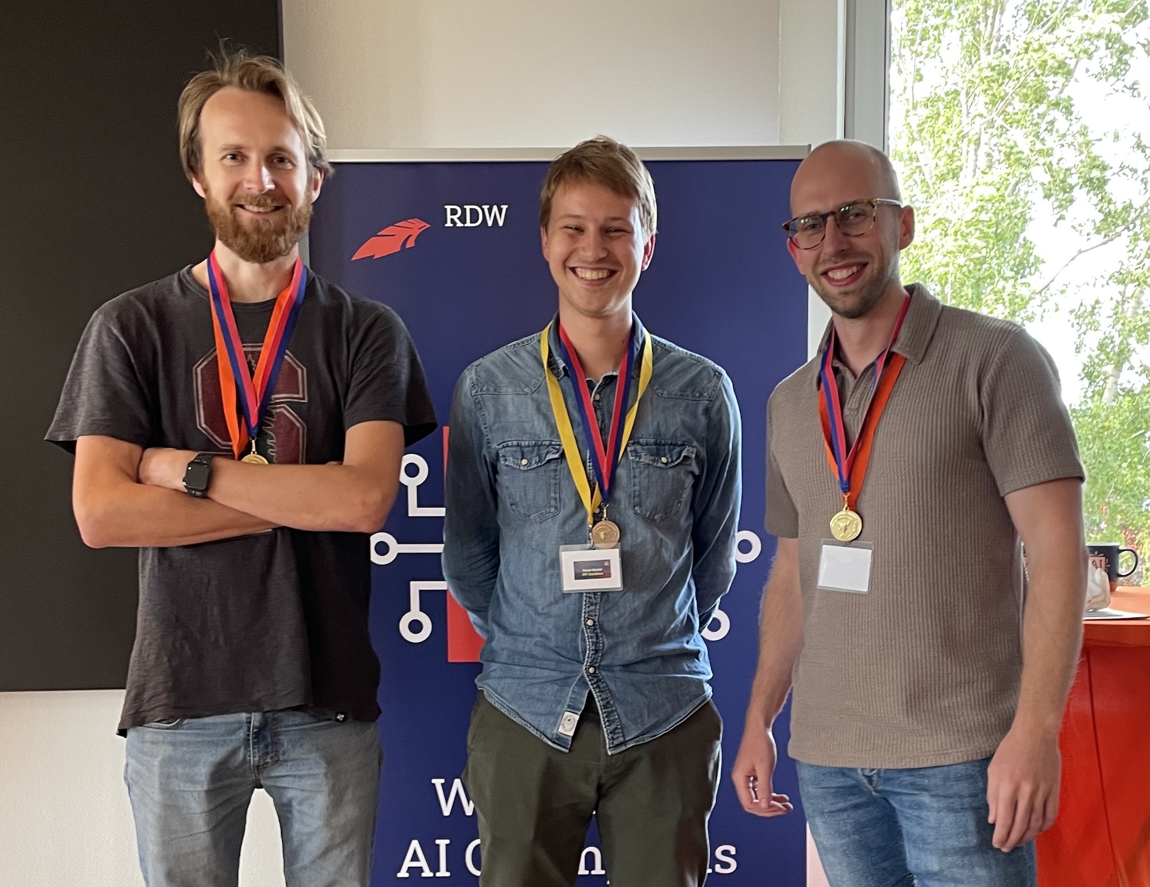 Deelname New Nexus RDW AI Champions 2 Han, Oscar en Sebastiaan met medaille bij het RDW AI Champion event