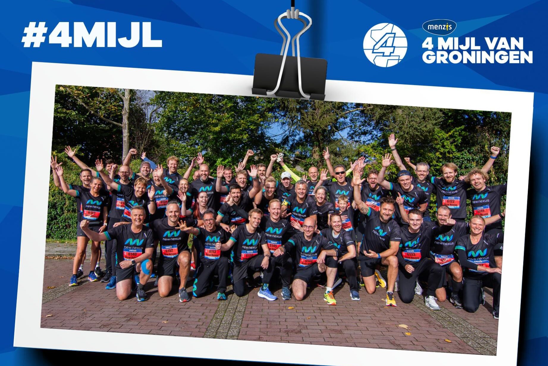 Groepsfoto 4 Mijl van Groningen 2024