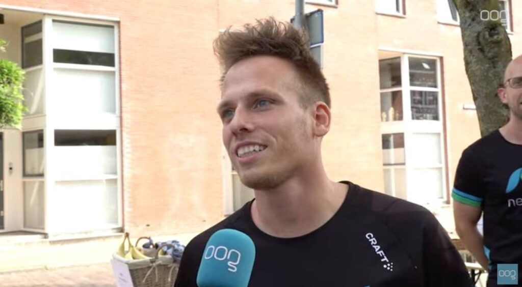 Rutger Roffel wordt geïnterviewd door OOG tijdens Drakenbootrace