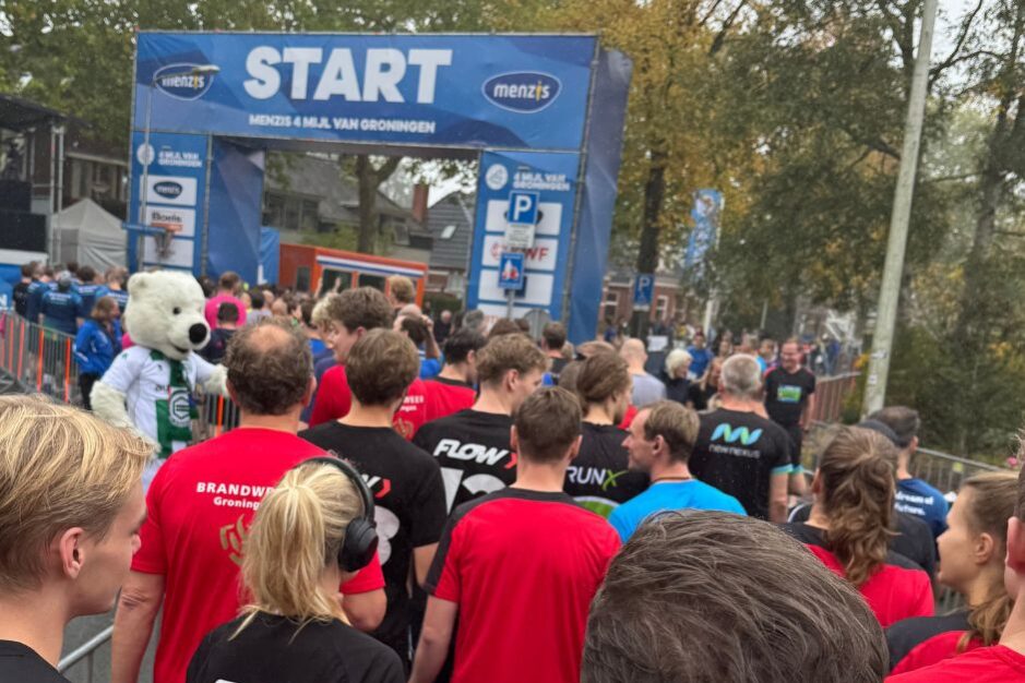 Lopers 4 mijl van Groningen