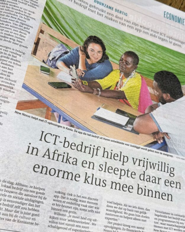 Interview dagblad van het Noorden sociaal ondernemerschap loont